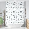 vidaXL Shower Roller Blind with Cassette 150x240 cm Fabric Width 146 cm