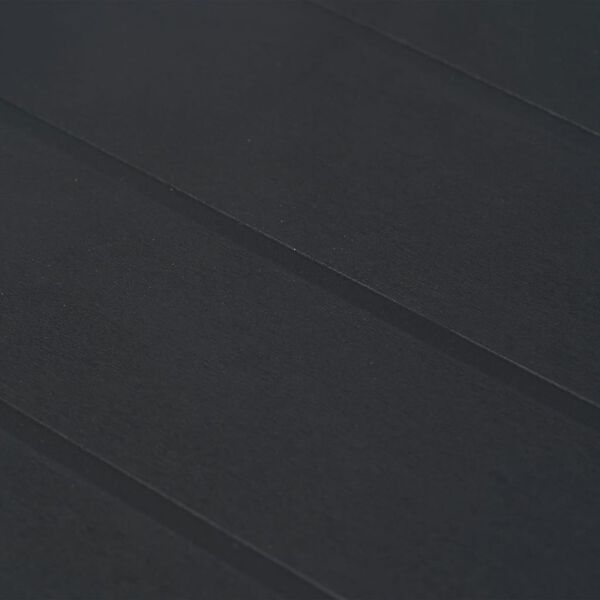 vidaXL Garden Table Anthracite 150x90x72 cm Plastic Rattan Look