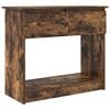 vidaXL Console Table with Drawers Smoked Oak 85.5x38.5x74.5 cm