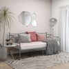 vidaXL Sofa Bed Frame without Mattress Grey Metal 90x200 cm
