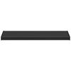 vidaXL Window Sill Black with Wood Grain 60 x 45 x 4.5 cm PVC