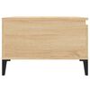 vidaXL Coffee Table Sonoma Oak 55x55x36.5 cm Engineered Wood