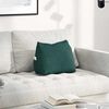 vidaXL Back Pillow Dark Green 45 x 20 x 35 cm Fabric