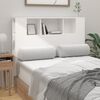 vidaXL Headboard Cabinet White 120x18.5x102.5 cm