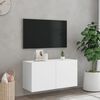 vidaXL TV Cabinet Wall-mounted White 80x30x41 cm