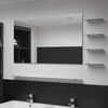 vidaXL Wall Mirror with 5 Shelves Silver 100x60 cm