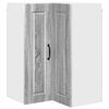 vidaXL Wall Corner Cabinet PORTO Grey Sonoma 57 x 57 x 80 cm