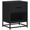 vidaXL Bedside Cabinets 2 pcs Black 40x31x50 cm Engineered Wood