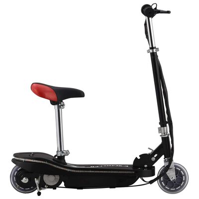 vidaXL Electric Scooter with Seat and LED 120 W Black