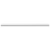 vidaXL Closet Rod 2 pcs Silver 464 x 15 x 29 mm Aluminium Alloy