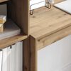 vidaXL Desk with Drawer 2 pcs Artisan Oak