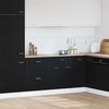 vidaXL Hanging Cabinet Black Oak 60 x 46 x 81.5 cm Engineered Wood