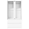 vidaXL Bathroom Cabinet White 79.5 x 49 x 156 cm Engineered Wood