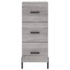 vidaXL Sideboard Grey Sonoma 34.5x34x90 cm Engineered Wood