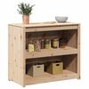 vidaXL Kitchen Cabinet Brown Oak 106 x 55 x 92 cm Solid Pine Wood