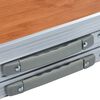 vidaXL Foldable Camping Table Aluminium 180x60 cm