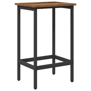 vidaXL Bar Stool Old Wood 40 x 32 x 64 cm Engineered Wood
