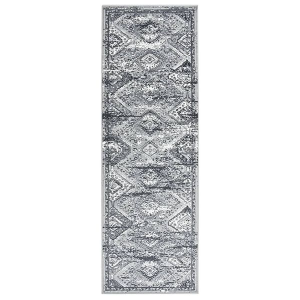vidaXL Runner Rug BCF Oriental Grey 60x150 cm