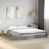 vidaXL Bed Frame without Mattress Grey Sonoma 160x200 cm Engineered Wood
