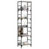 vidaXL Bookshelf Grey Sonoma 50x33x188.5 cm Engineered Wood