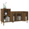 vidaXL TV Cabinet Smoked Oak 100x35x55 cm Engineered Wood