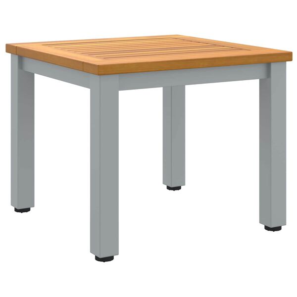 vidaXL Outdoor Tables Natural and grey 45 x 45 x 38 cm