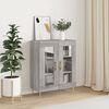 vidaXL Sideboard Grey Sonoma 69.5x34x90 cm Engineered Wood