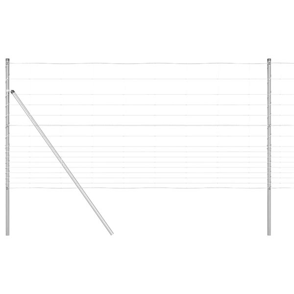 vidaXL Fence Post Galvanized 25 x 1.2 m Steel