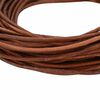 vidaXL Leather Cord Light Brown Ø3 mm x 50 m Leather