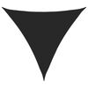 vidaXL Sunshade Sail Oxford Fabric Triangular 4x4x4 m Black