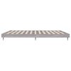 vidaXL Bed Frame without Mattress Grey Sonoma 120x200 cm Engineered Wood