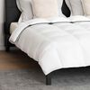 vidaXL Winter Duvet with Pillow 3 pcs White Down Feather