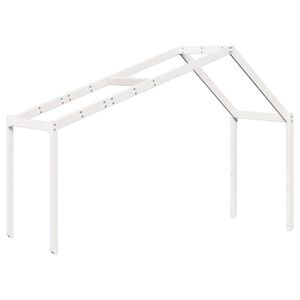 vidaXL Kids' Bed Roof White 213x95.5x144.5 cm Solid Wood Pine