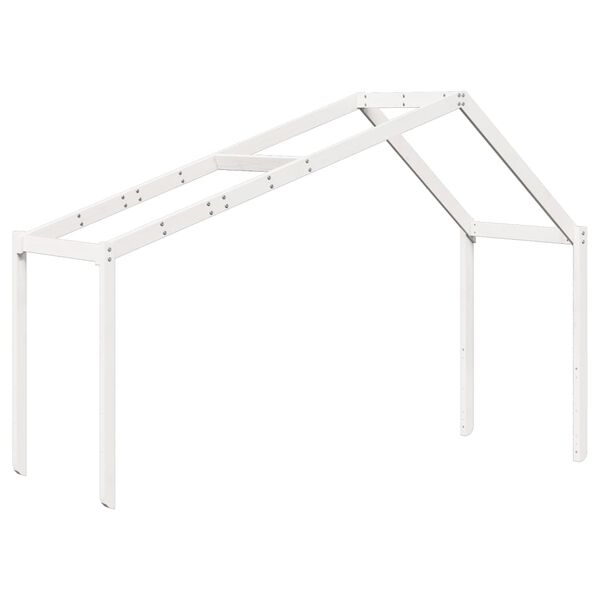vidaXL Kids' Bed Roof White 213x95.5x144.5 cm Solid Wood Pine