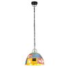 vidaXL Industrial Vintage Hanging Lamp 25 W Multicolour Round 31cm E27