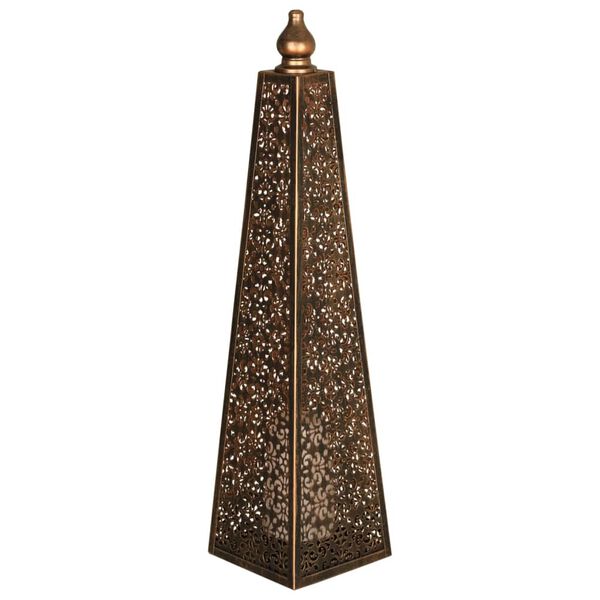 Luxform Lighting LED Battery Light Pyramid 60 cm Copper