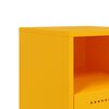 vidaXL Bedside Cabinet Mustard Yellow 36x39x60.5 cm Steel