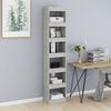 vidaXL Book Cabinet/Room Divider Concrete Grey 40x30x198 cm