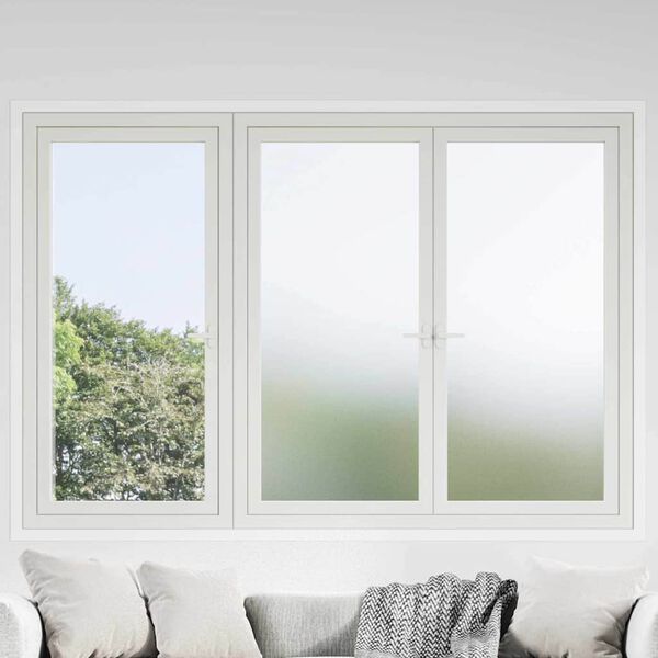 vidaXL Self-adhesive Window Film Frosted White 90 x 2000 cm PVC