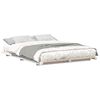 vidaXL Bed Frame White 140 x 200 cm Solid Pine Wood