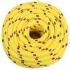 vidaXL Boat Rope Yellow 20 mm 100 m Polypropylene