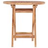 vidaXL Folding Garden Table 45 cm Solid Teak Wood