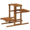 vidaXL Plant Stand Natural 82 x 36 x 60 cm Solid Acacia Wood