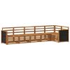 vidaXL Outdoor Sofa Set 6 pcs Natural Solid Acacia Wood