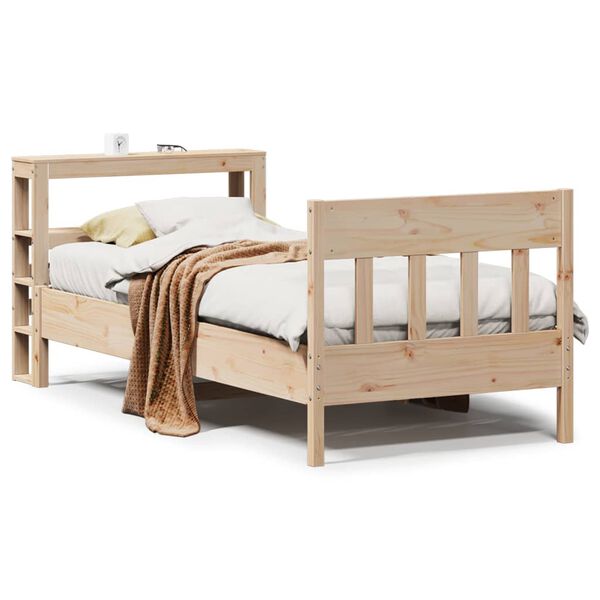 vidaXL Bed Frame without Mattress 90x200 cm Solid Wood Pine