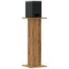 vidaXL Speaker Stands 2 pcs Artisian Oak 30x30x80 cm Engineered Wood