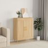 vidaXL Sideboard Sonoma Oak 69.5x34x90 cm Engineered Wood