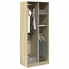 vidaXL Wardrobe Sonoma Oak 80x50x200 cm Engineered Wood