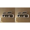vidaXL Wall Cube Shelves 6 pcs Black and White
