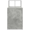 vidaXL Desk Concrete Grey 108 x 55 x 103.5 cm Engineered Wood